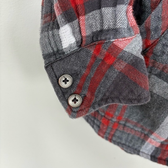 Cabi Plaid Button Down Shirt Shacket Size S - Picture 5 of 7
